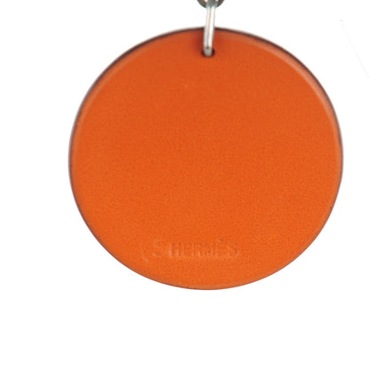 Hermes Tadelakt Tiger Key Chain Bag Charm Potiron 3 of 4
