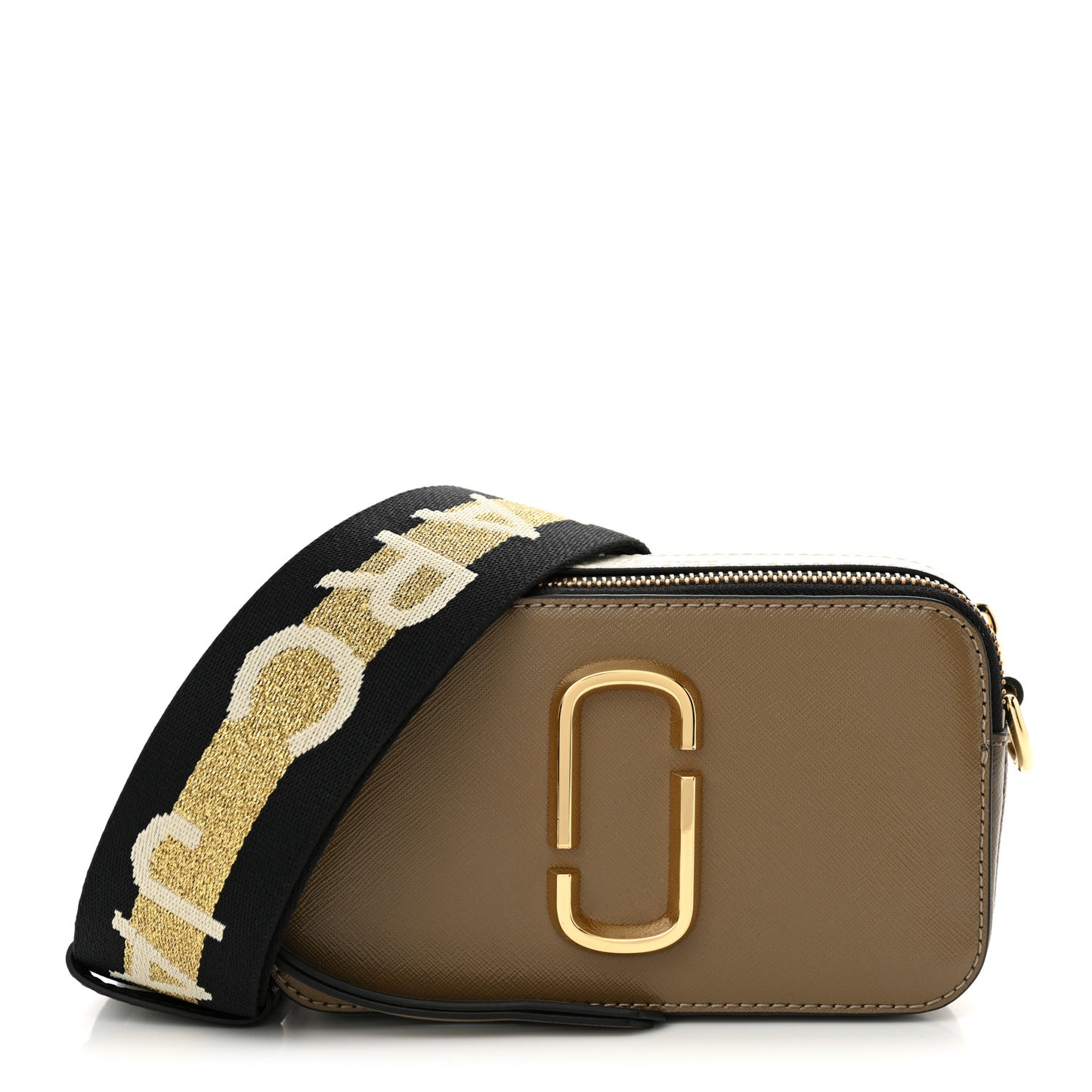 Saffiano Small Snapshot Camera Bag French Grey