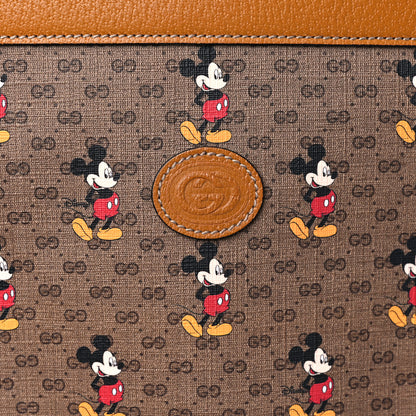 Gucci X DISNEY Mini Vintage GG Supreme Monogram Mickey Mouse Top Handle Tote Beige Vintage Sun Oil 11 of 11