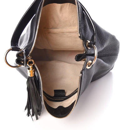 Gucci Pebbled Calfskin Large Soho Hobo Black 5 of 10