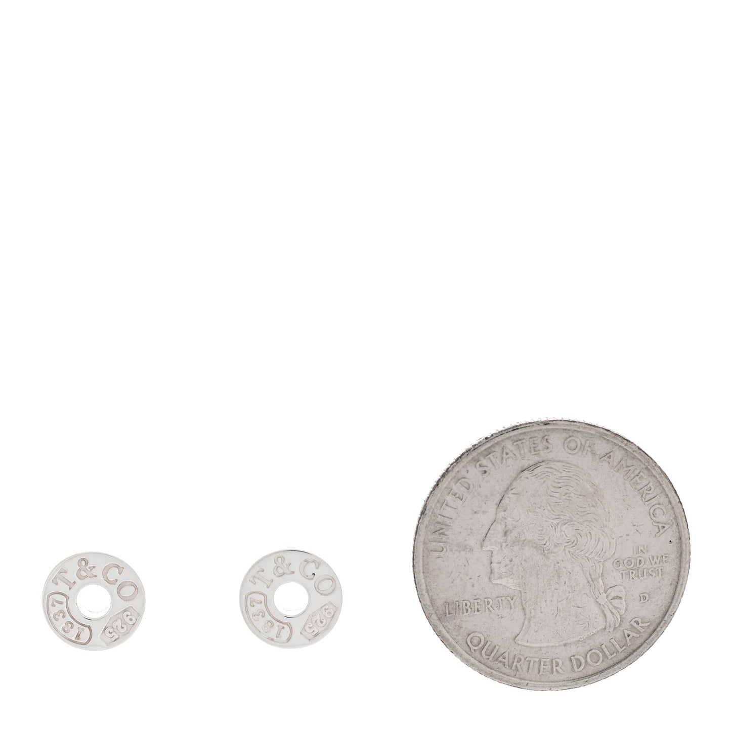 Sterling Silver 1837 Circle Earrings