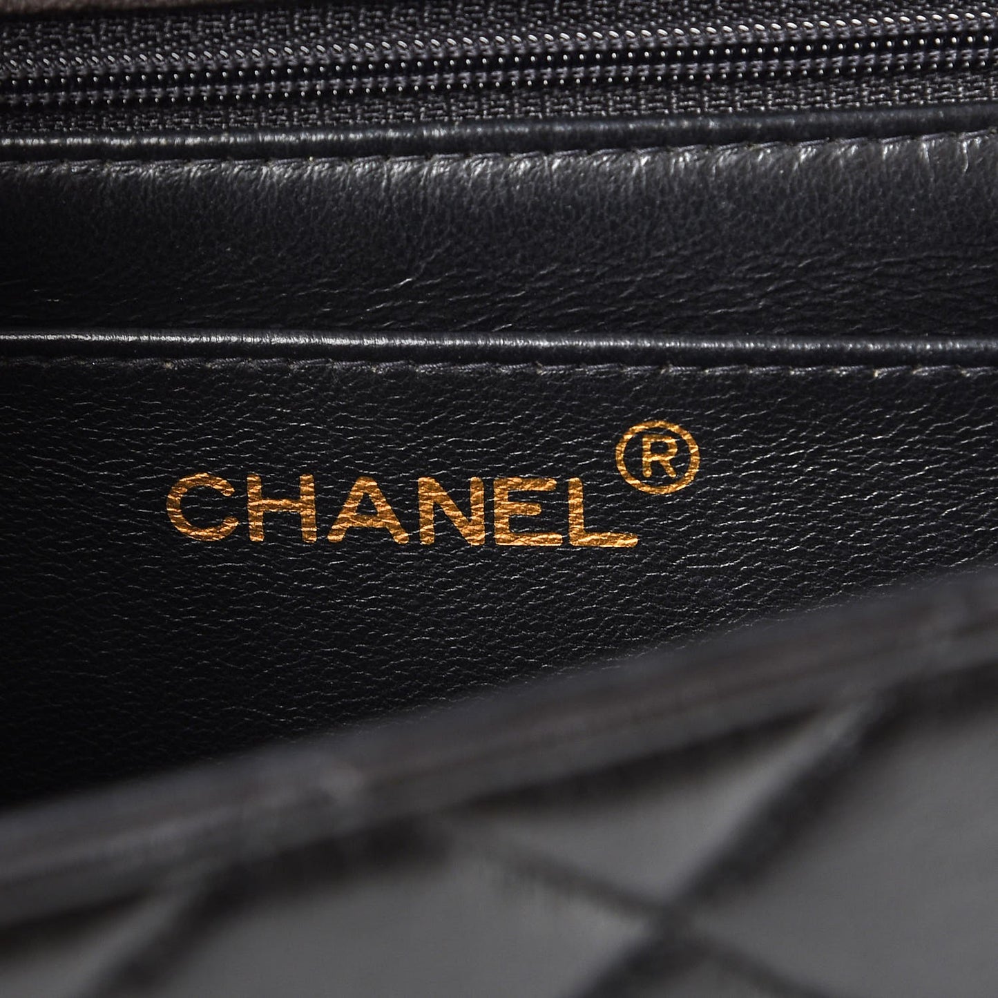 Lambskin Quilted Jumbo Single Flap Black