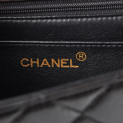 Chanel Lambskin Quilted Jumbo Single Flap Black 7 of 9