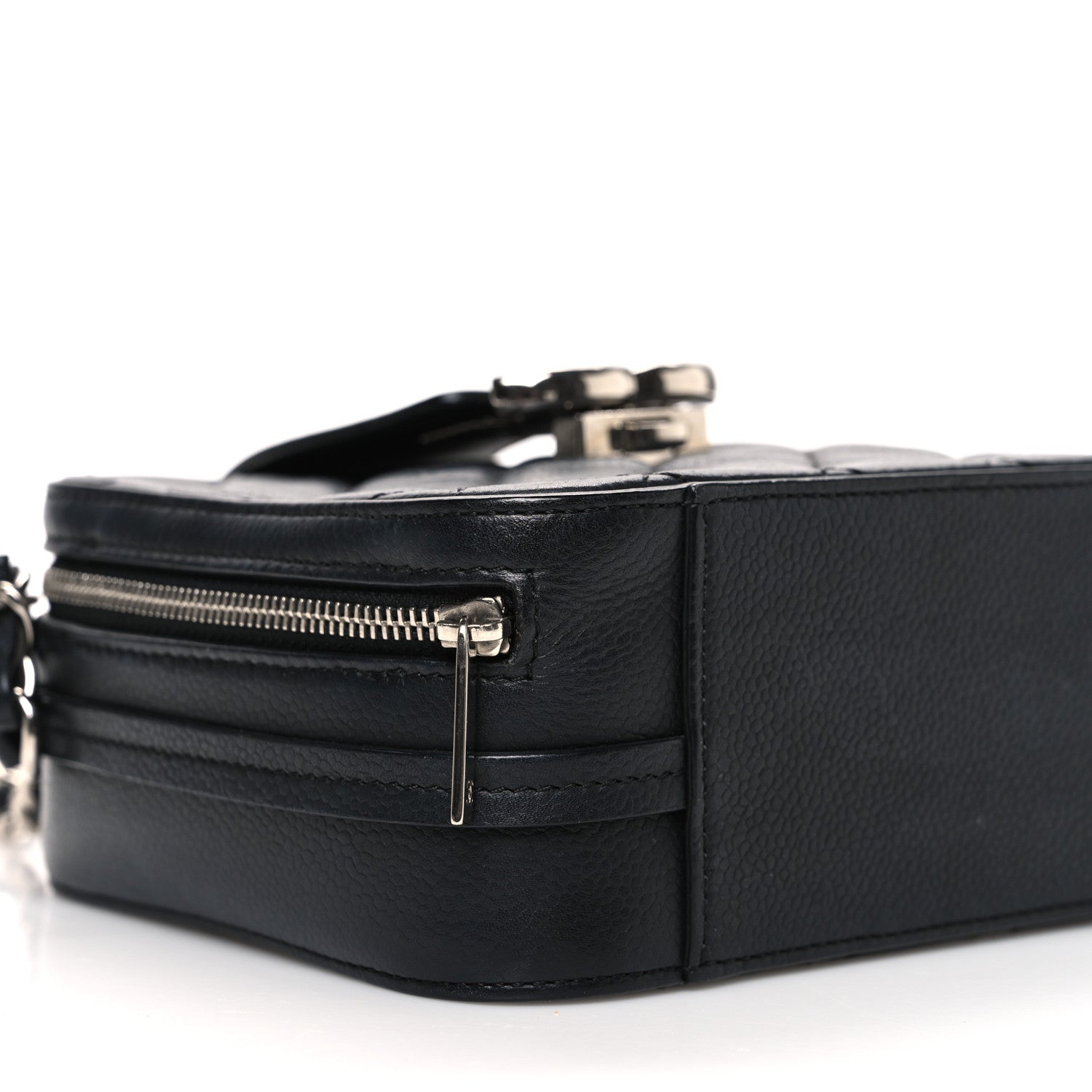 Chanel Lambskin Quilted Mini CC Box Camera Bag Black 9 of 11