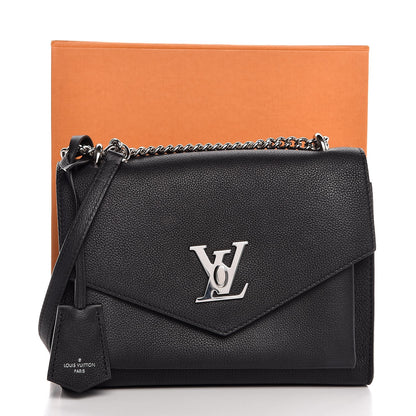 Louis Vuitton Soft Calfskin My Lockme Chain Bag BB Black 8 of 8