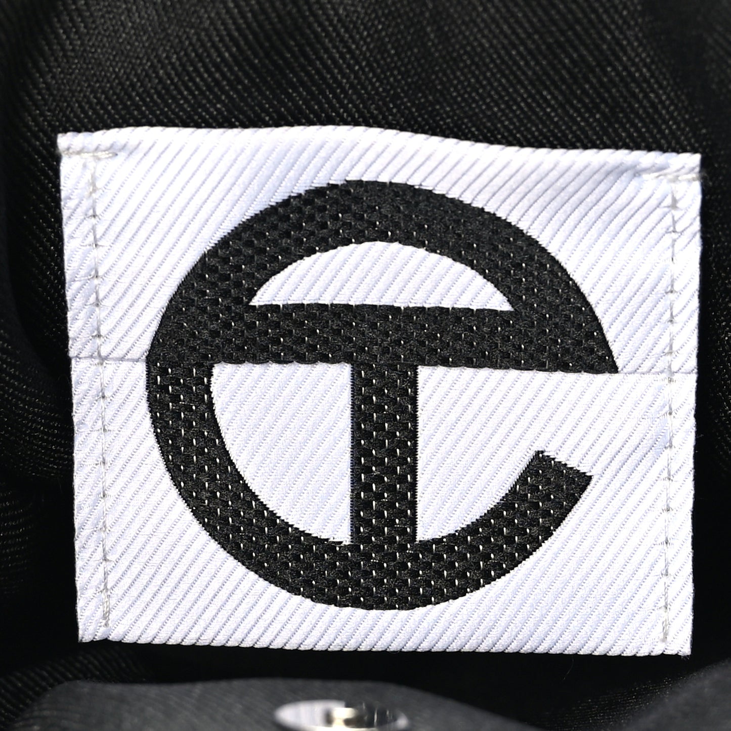 Patent Vegan Leather Small Shopping Bag Black