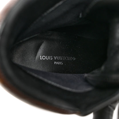 Louis Vuitton Suede Calfskin Monogram Star Trail Ankle Boots 36 Khaki 6 of 7