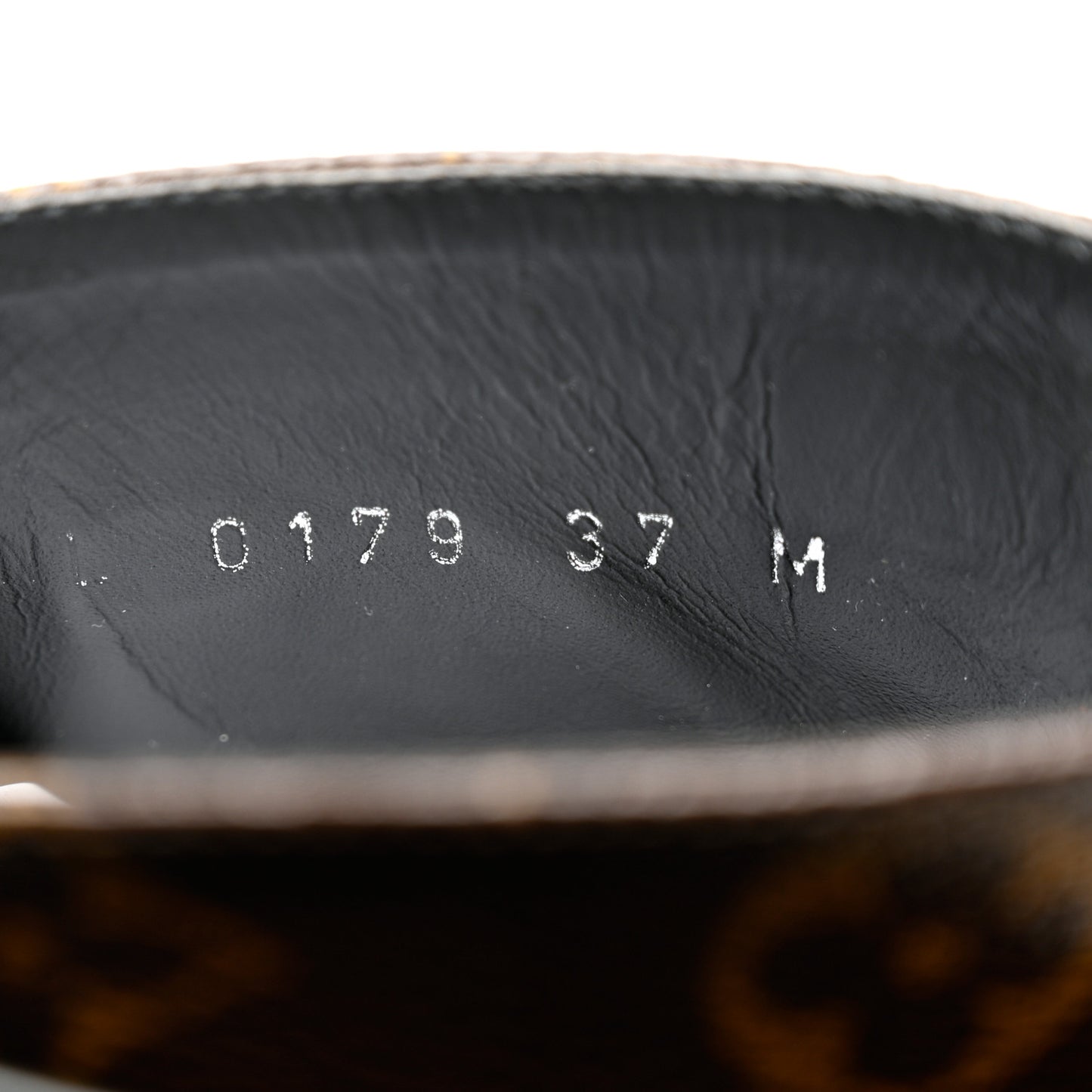 Calfskin Monogram Wonderland Flat Ranger Boots 37 Black