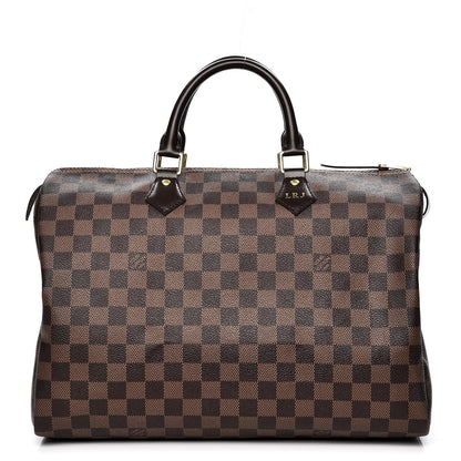 Louis Vuitton Damier Ebene Speedy 35 1 of 11