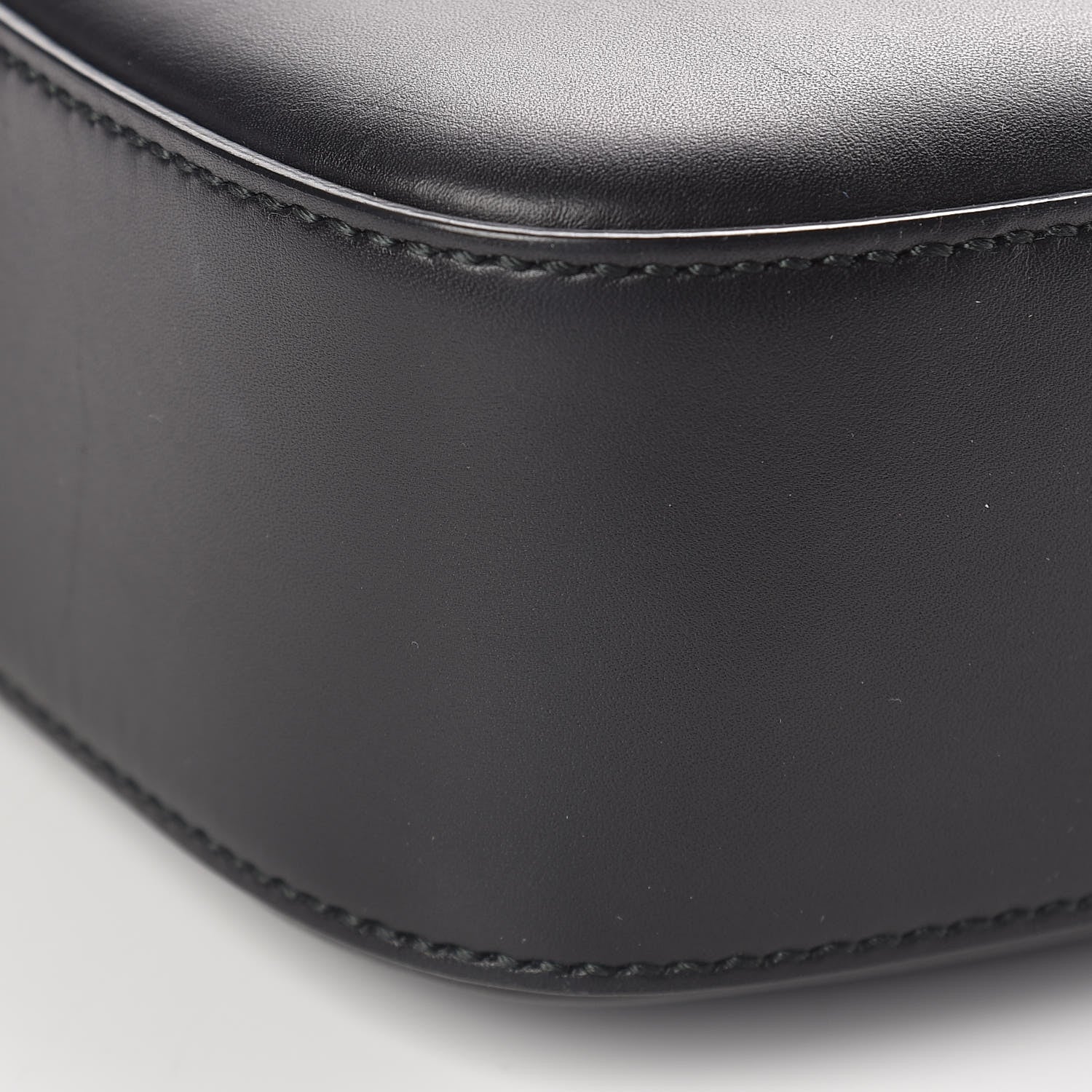 Gucci Calfskin Web Small Webby Bee Shoulder Bag Black 9 of 10