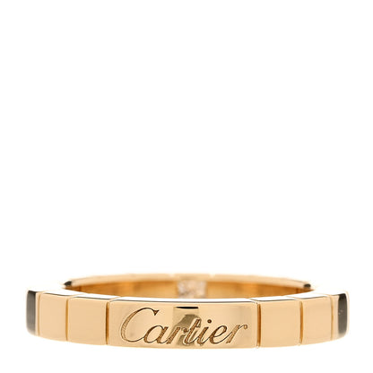 Cartier 18K Yellow Gold Diamond Lanieres Ring 49 4.75 3 of 4