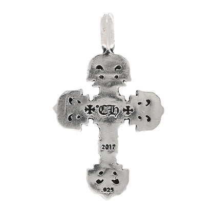 Chrome Hearts Sterling Silver Filigree Cross Pendant 3 of 4