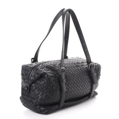 Bottega Veneta Nappa Intrecciato Montaigne Rings Satchel Nero Black 3 of 8