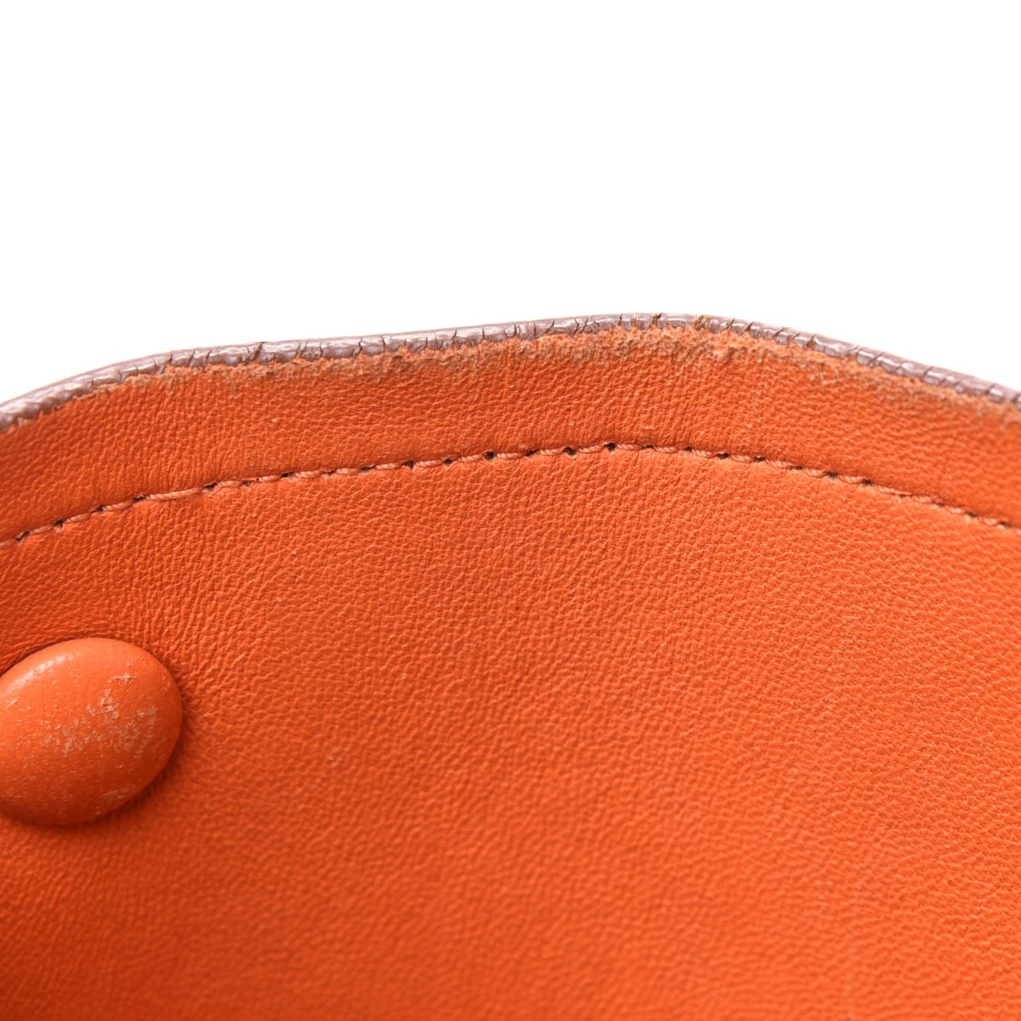 Saffiano Cuir Medium Double Bag Noisette Papaya