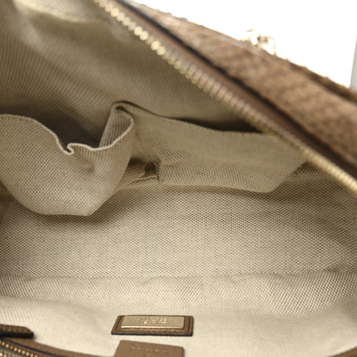 Gucci Snakeskin Small Soho Bowler Brown 5 of 10