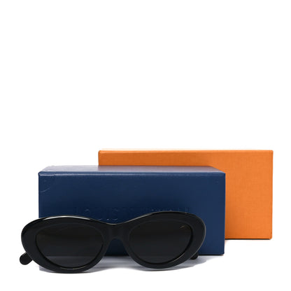 Louis Vuitton Acetate LV Oval Sunglasses Z1981W Black 8 of 8