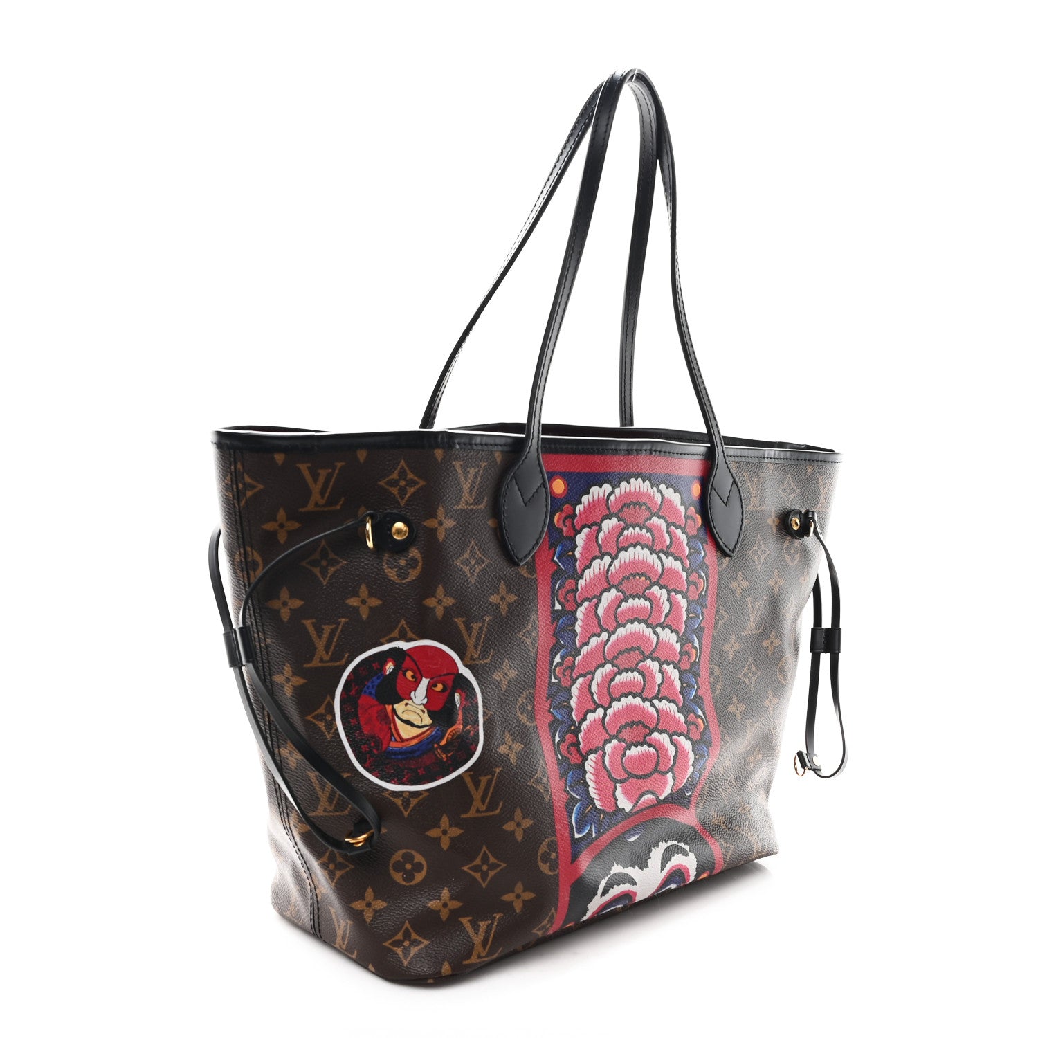 Louis Vuitton Monogram Kabuki Neverfull MM 4 of 12