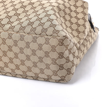 Gucci Monogram Large Horsebit Chain Hobo Dark Brown 10 of 10