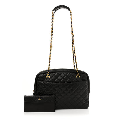 Chanel Calfskin Quilted In The Business Camera Bag Black 3 of 15