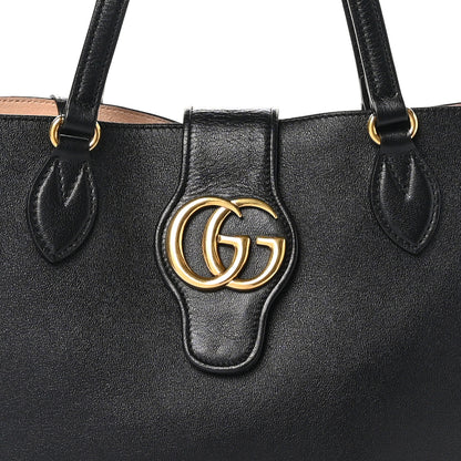 Gucci New Sakai Calfskin Lux Small Dahlia Tote Black 9 of 11