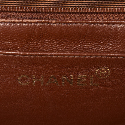 Chanel Caviar Quilted Jumbo Kelly Flap Brown 6 of 10