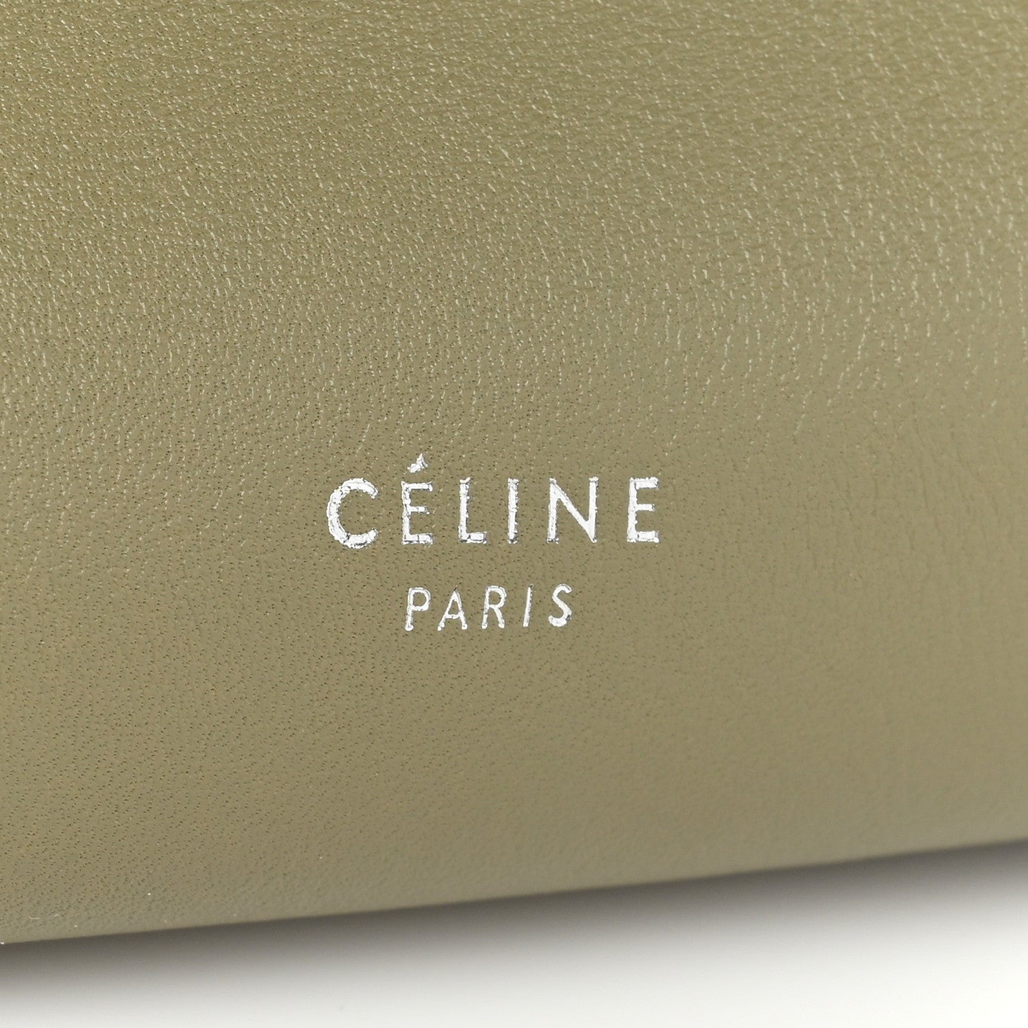 Celine Supple Grained Calfskin Small Big Bag Sage 6 of 14