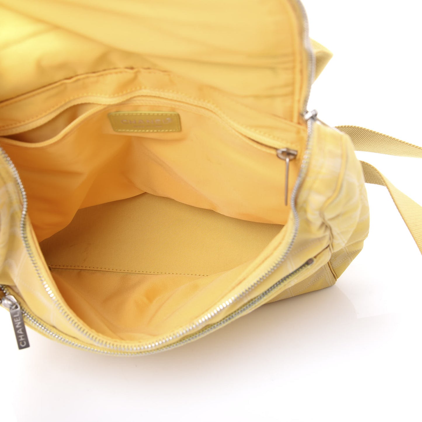 Nylon Travel Backpack Yellow