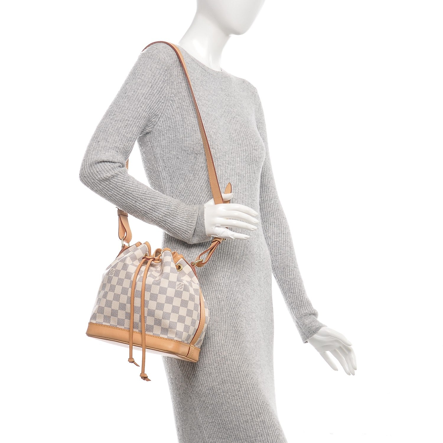 Louis Vuitton Damier Azur Noe BB 2 of 7