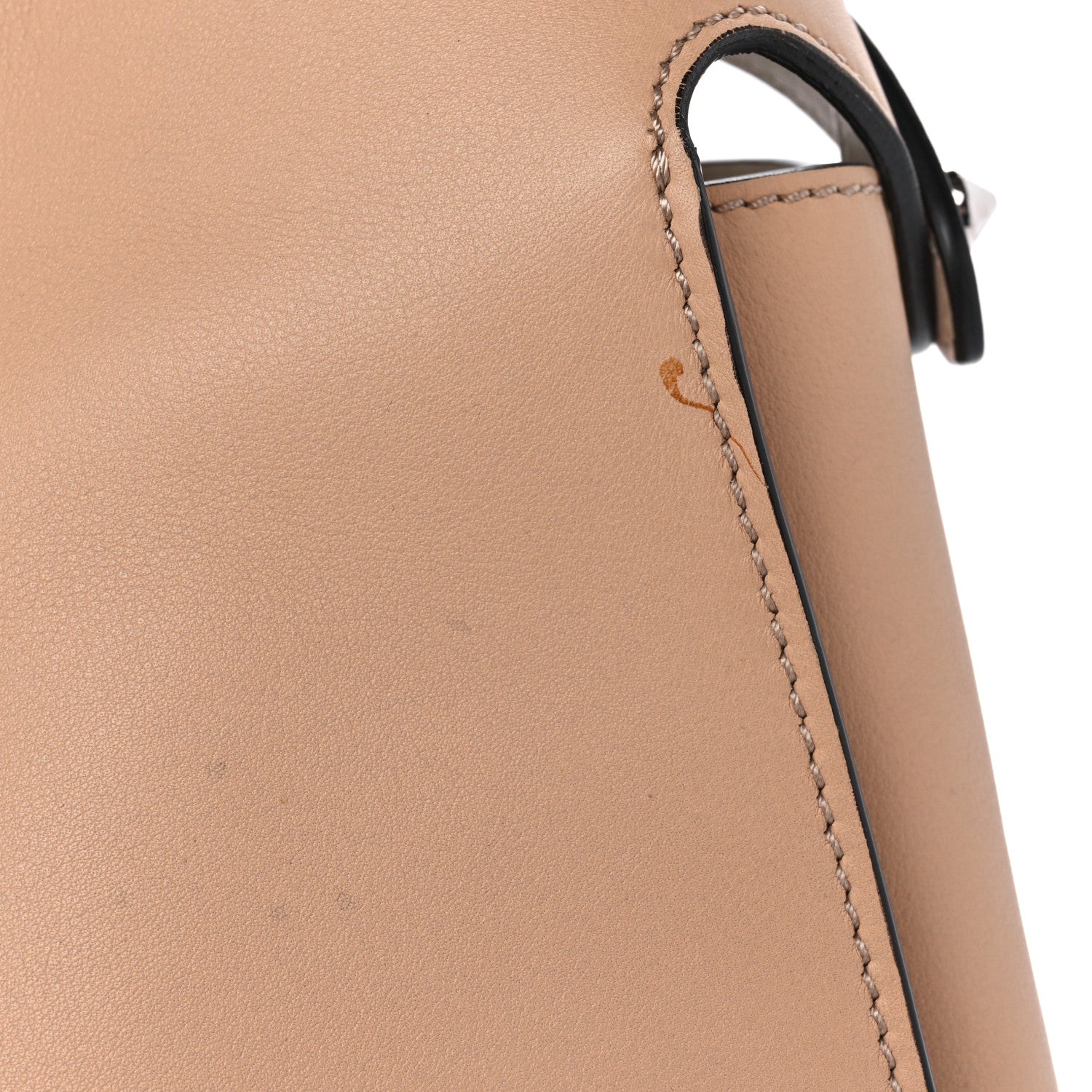 Fendi Vitello Tahiti Burro Large Peekaboo Iconic Essentially Satchel Beige 13 of 14