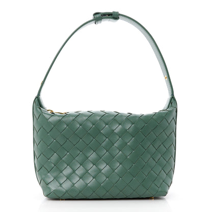 Bottega Veneta Calfskin Nappa Intrecciato Mini Wallace Aloe 1 of 21