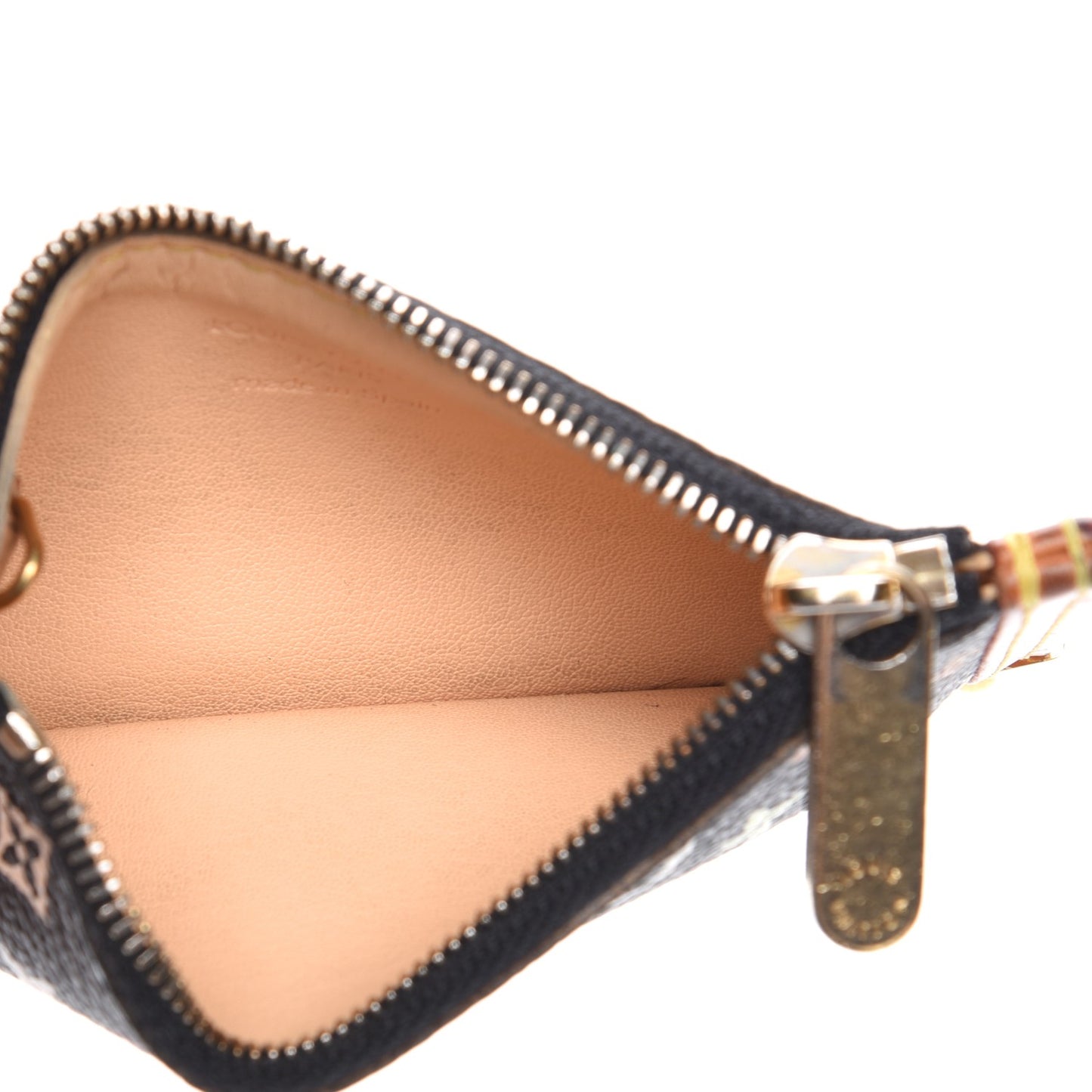 Monogram Multicolor Key Pouch Black