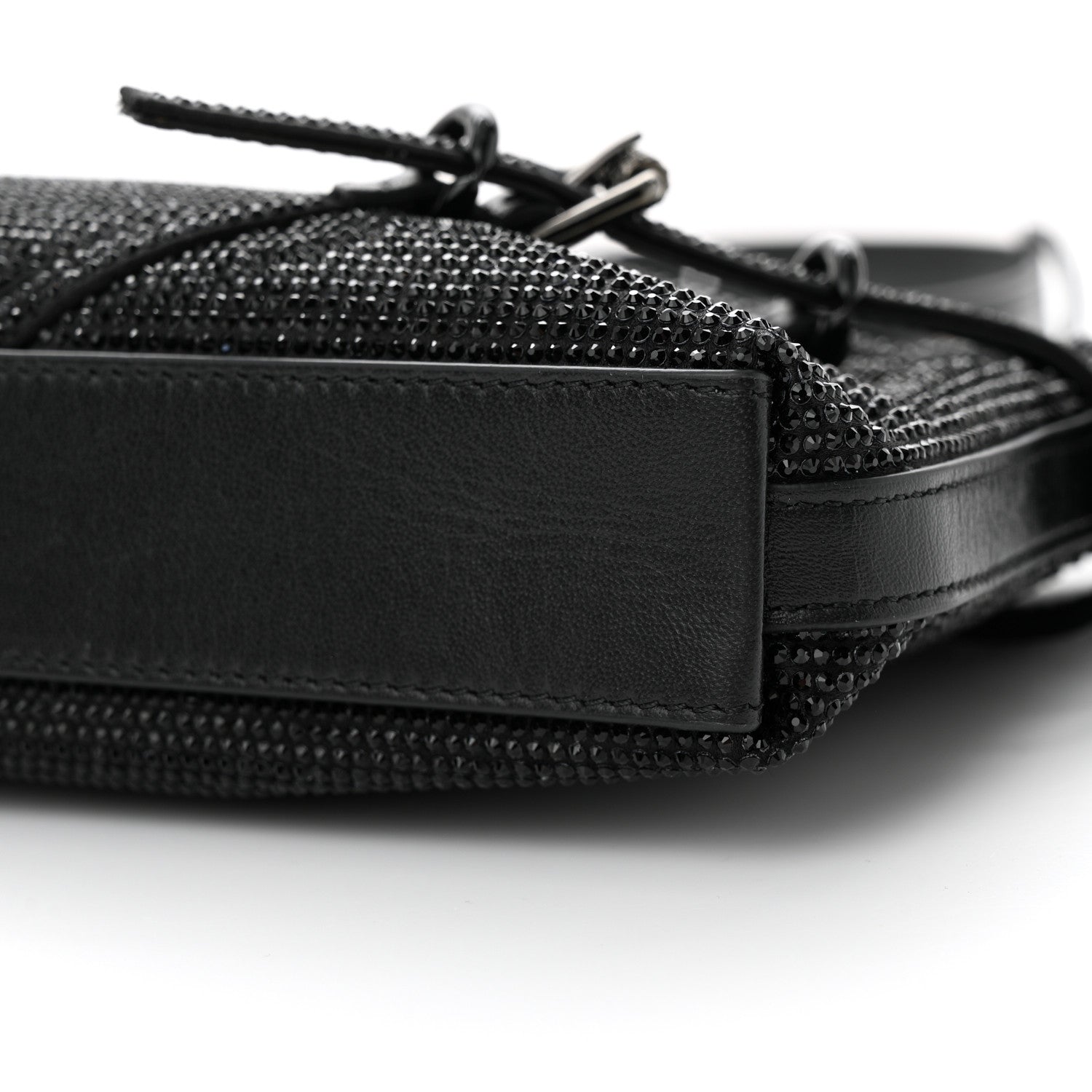 Givenchy Satin Strass Mini Voyou Boyfriend Party Bag Black 10 of 10