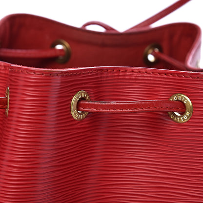 Louis Vuitton Epi Petit Noe Castillan Red 7 of 12
