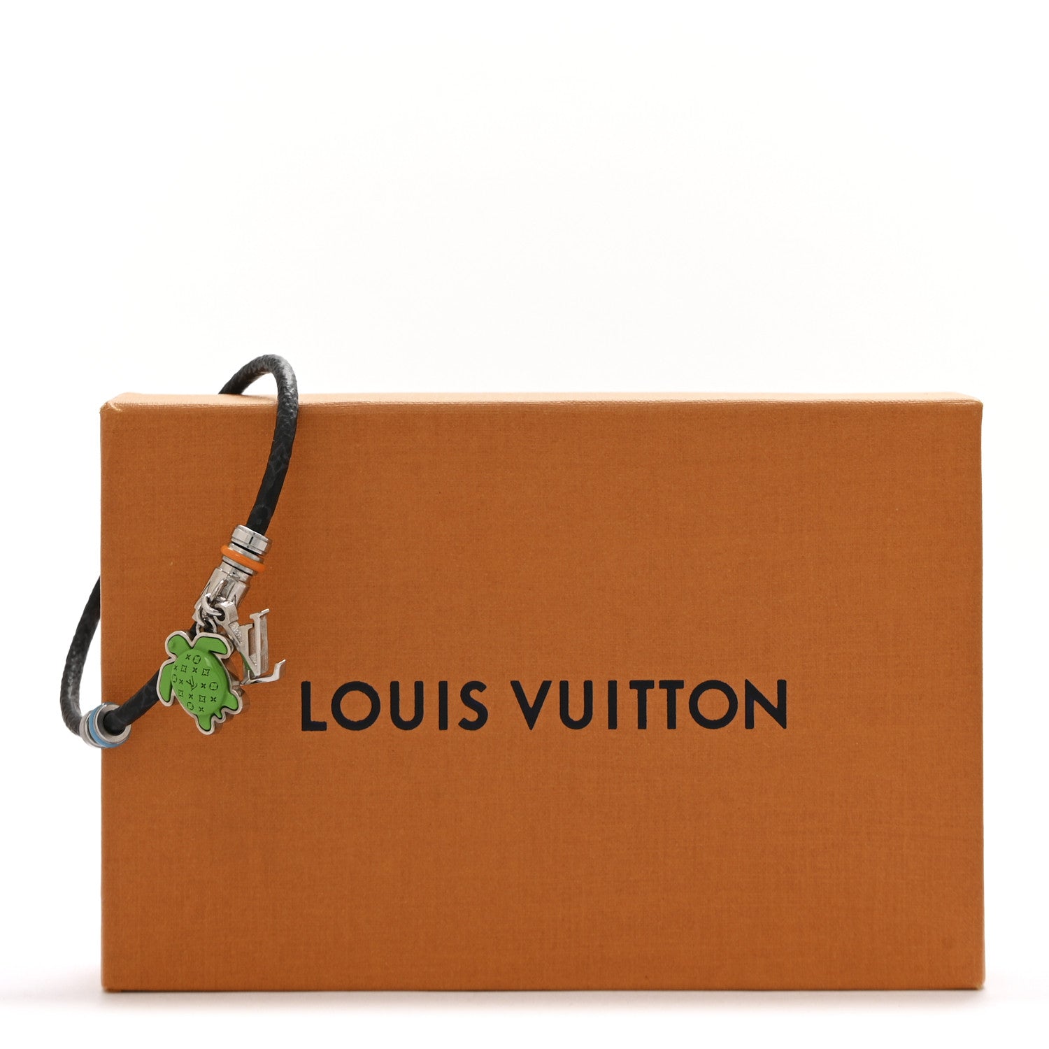 Louis Vuitton Monogram Eclipse Keep It Turtle Bracelet 19 5 of 5