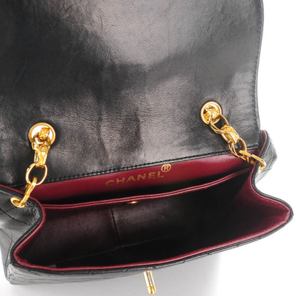 Chanel Lambskin Quilted Small Shoulder Bag Black 5 of 8