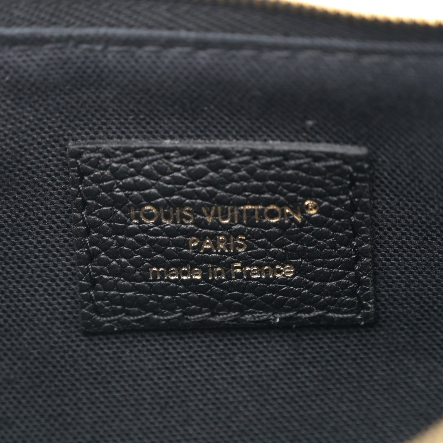 Louis Vuitton Empreinte Monogram Liv Pochette Black 6 of 9