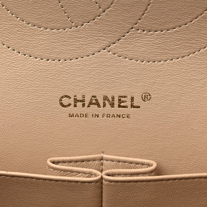 Chanel Caviar Quilted Jumbo Double Flap Beige Clair 6 of 9