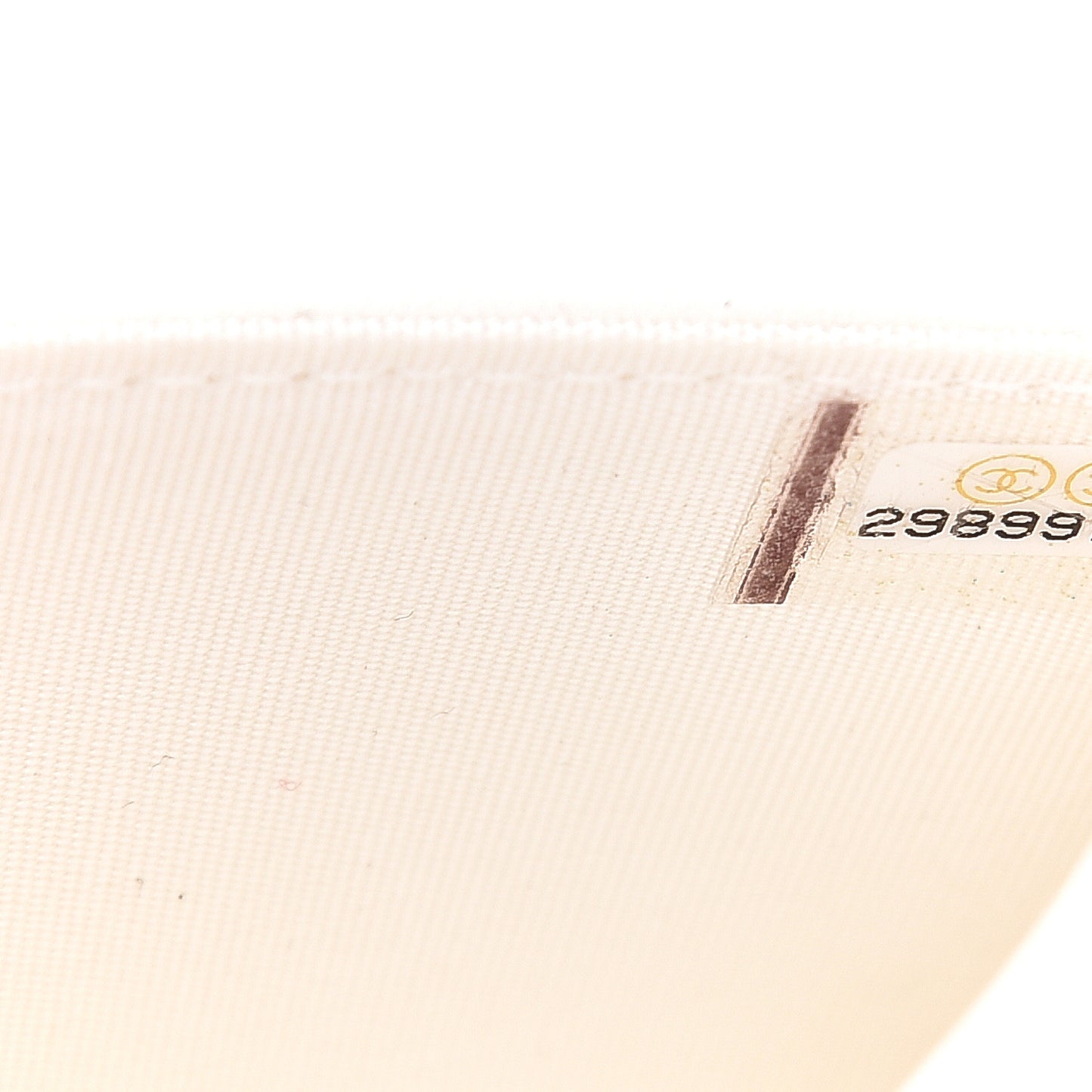 Caviar Chevron Boy Wallet On Chain WOC White
