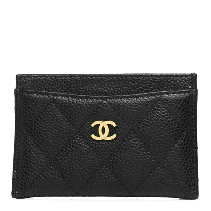 Chanel Caviar Quilted Card Holder Black 1 of 8