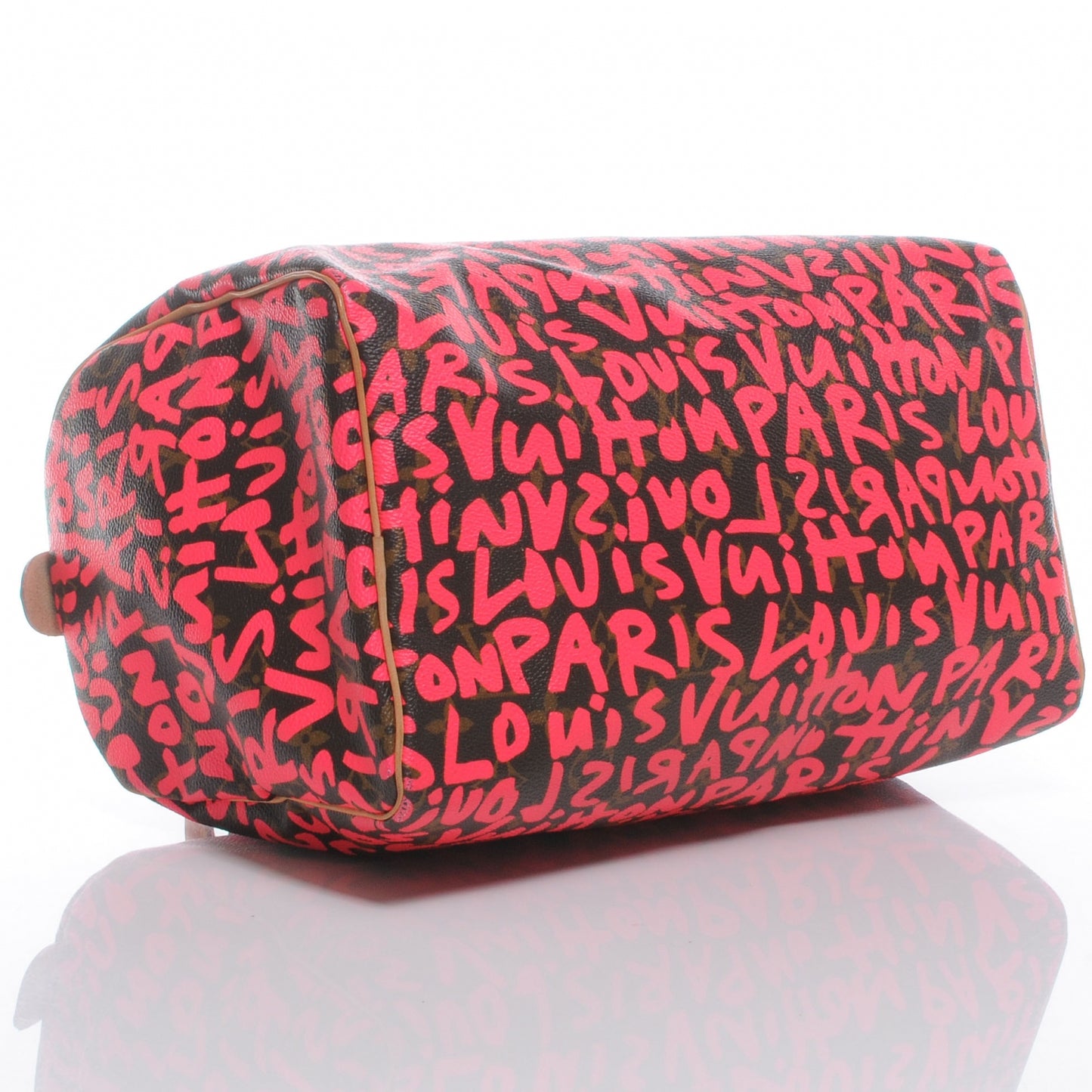 Monogram Graffiti Speedy 30 Fuchsia