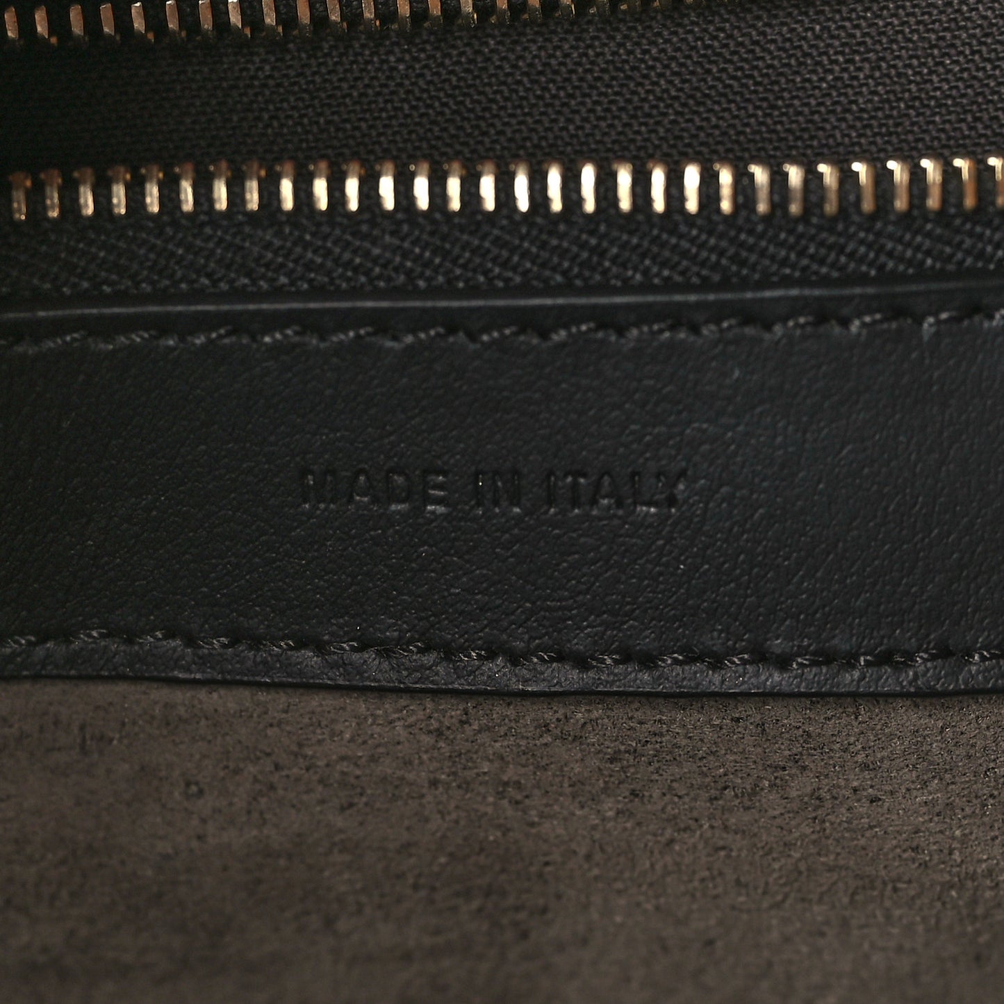 Vitello Century F is Fendi FF 1974 Embossed Regular Runaway Satchel Black Maya
