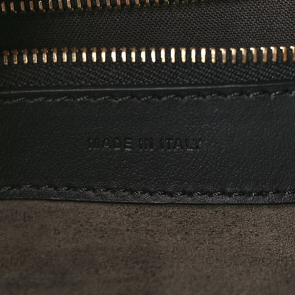 Fendi Vitello Century F is Fendi FF 1974 Embossed Regular Runaway Satchel Black Maya 7 of 9