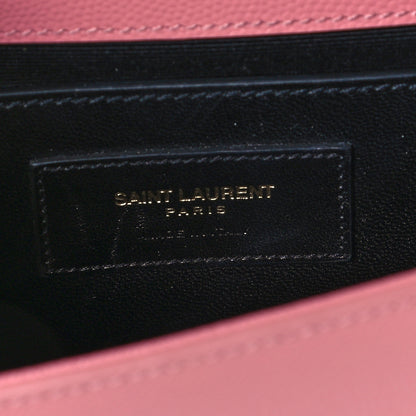 Saint Laurent Grain De Poudre Small Classic Monogram Kate Satchel Old Rose 6 of 10