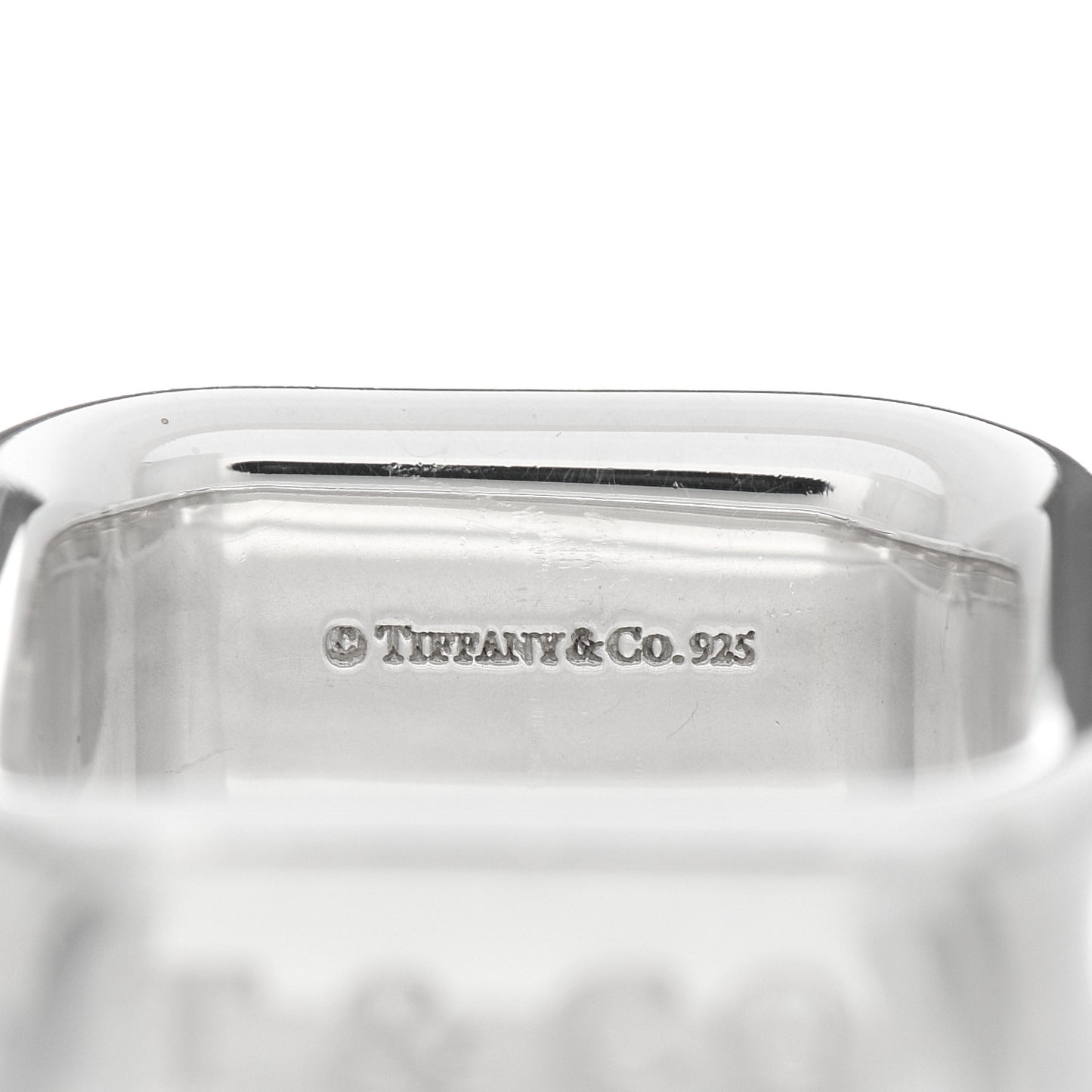 Sterling Silver 1837 Square Ring 49 5
