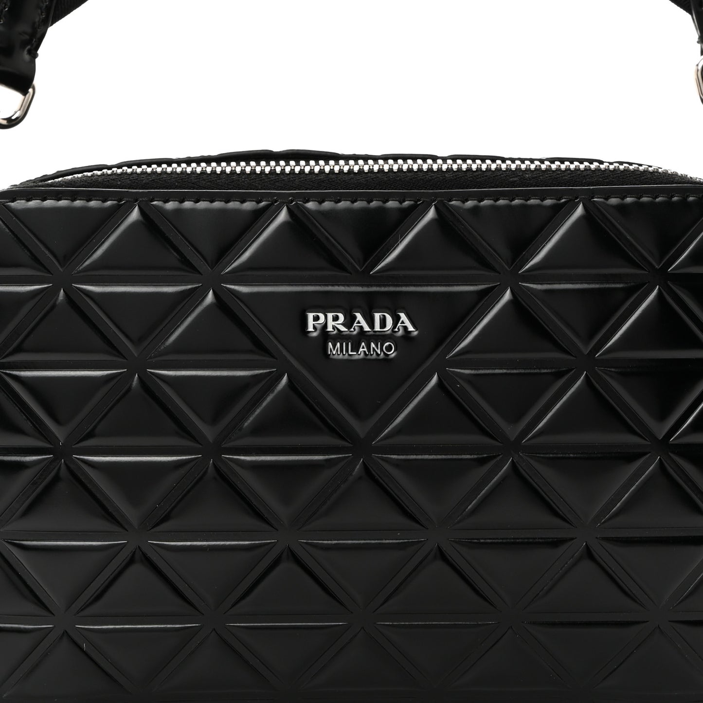 Spazzolato Small Brique Crossbody Bag Black