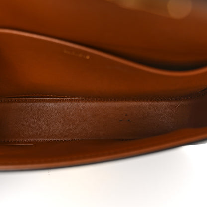 Celine Canvas Calfskin Triomphe Shoulder Bag Tan 5 of 12