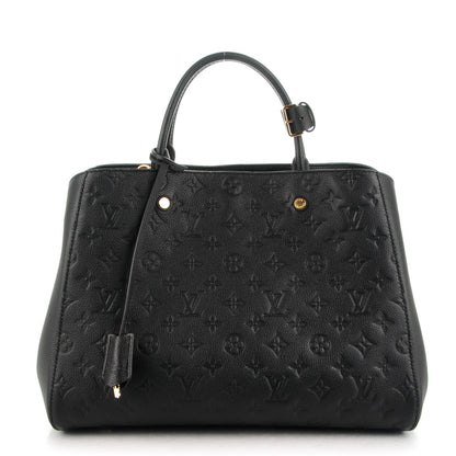 Louis Vuitton Empreinte Montaigne GM Black 1 of 8
