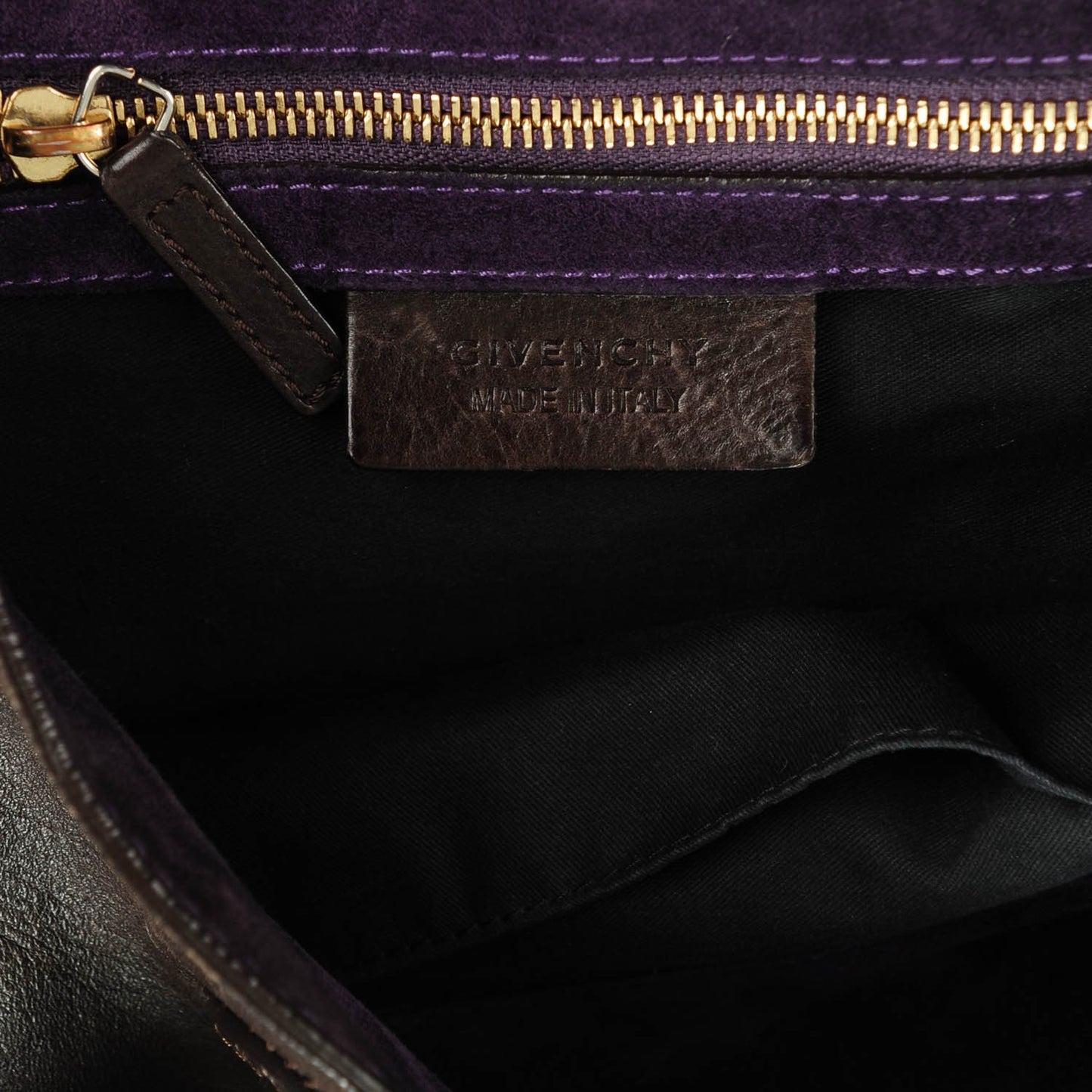 Lambskin North South Nightingale Dark Brown