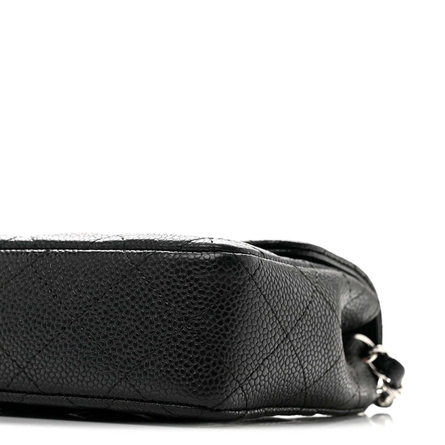 Caviar Quilted East West Flap Black