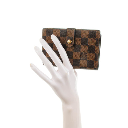 Louis Vuitton Damier Ebene French Purse Wallet 2 of 8